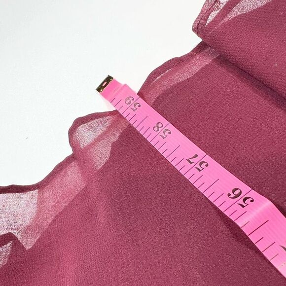 BHLDN Capulet Maxi Dress Womens Small Burgundy Sleeveless Keyhole Back V-Neck - Picture 3 of 9